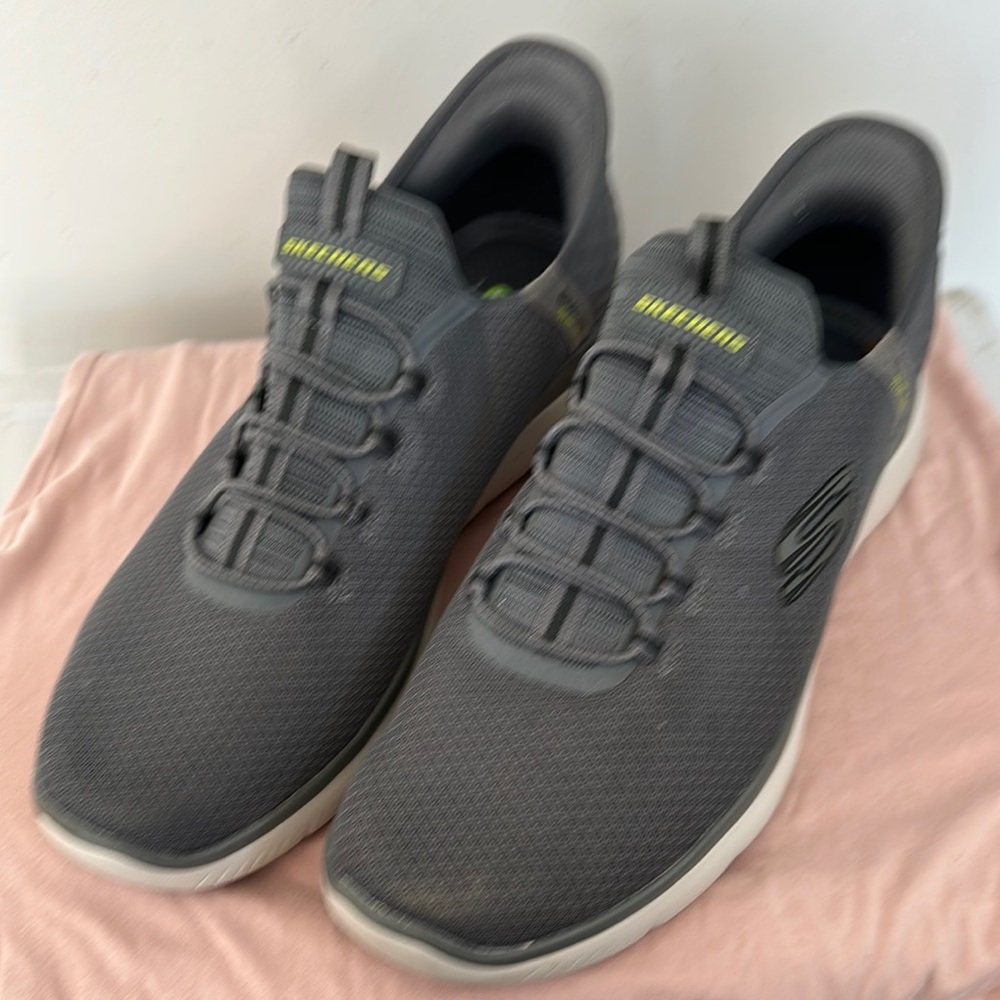 Skechers Gray Athletic Shoes